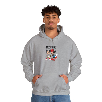 Moschino Minnie And Mickie Mouse Adult Hoodie