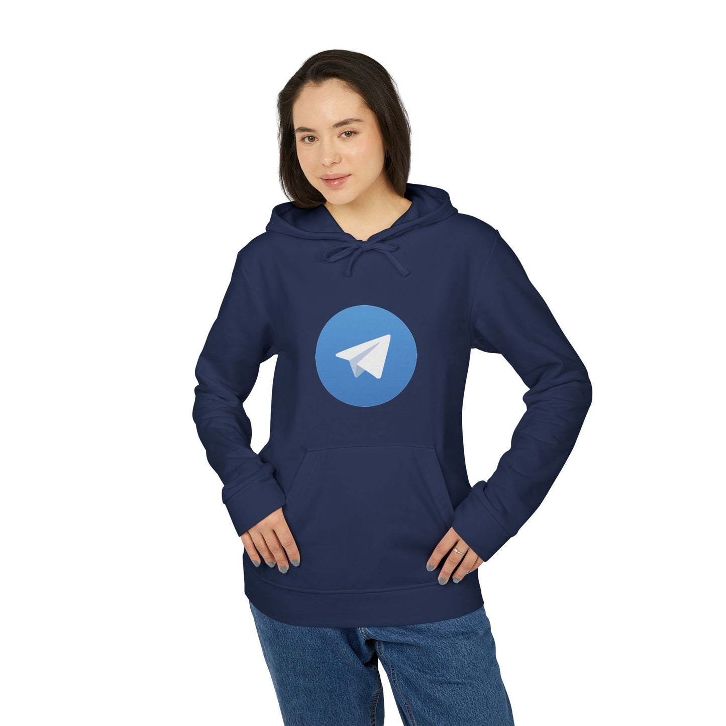 Telegram Adidas Adult Hoodie