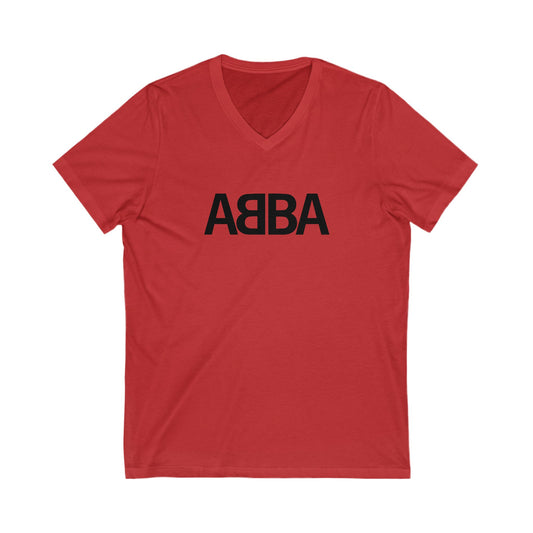 ABBA Adult V-Neck T-Shirt