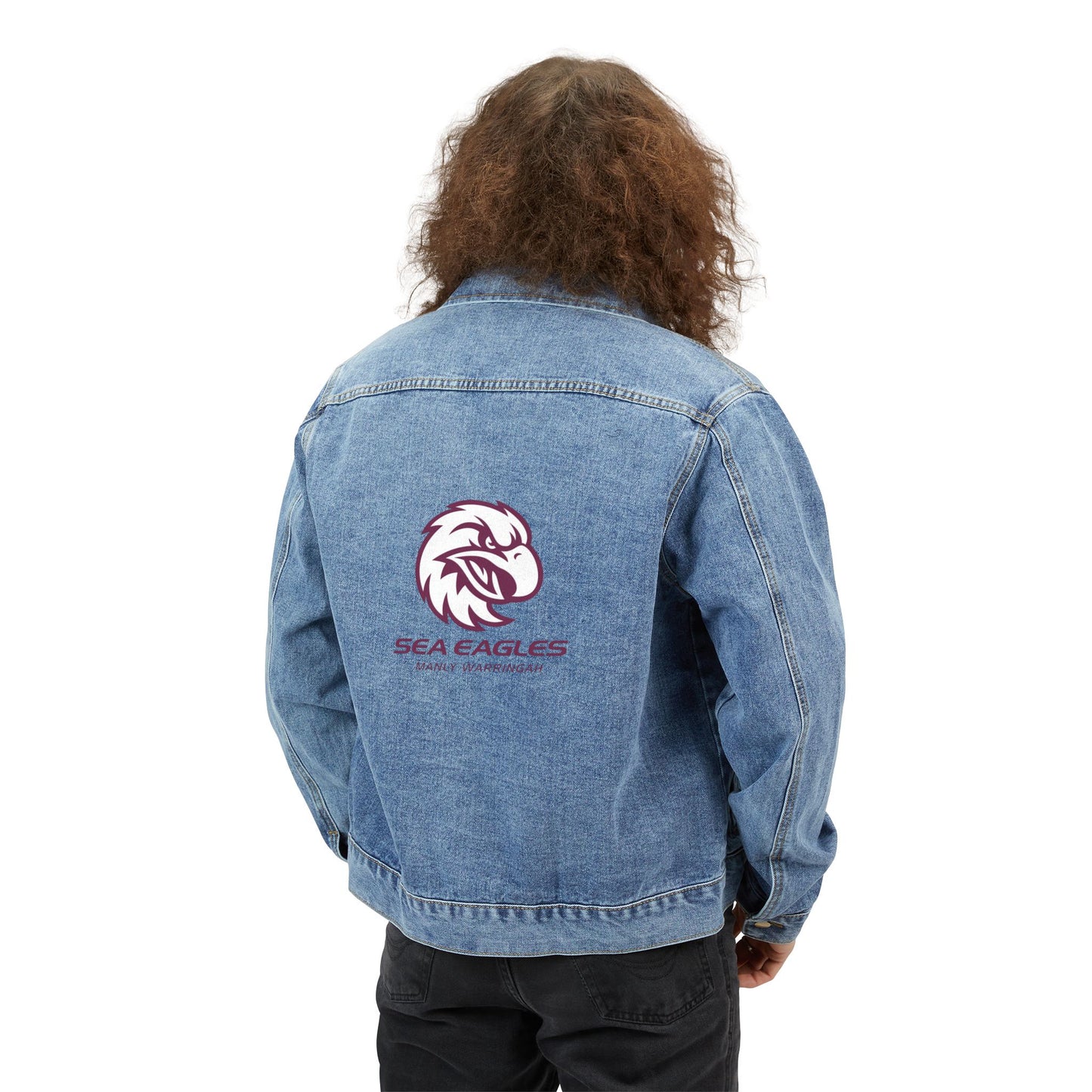 Manly Warringah Sea Eagles Adult Denim Jacket