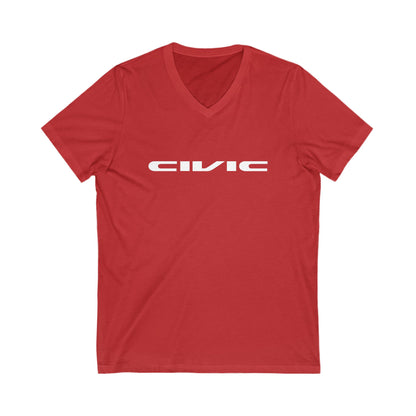 Civic Adult V-Neck T-Shirt