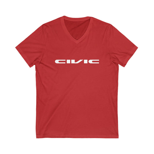 Civic Adult V-Neck T-Shirt