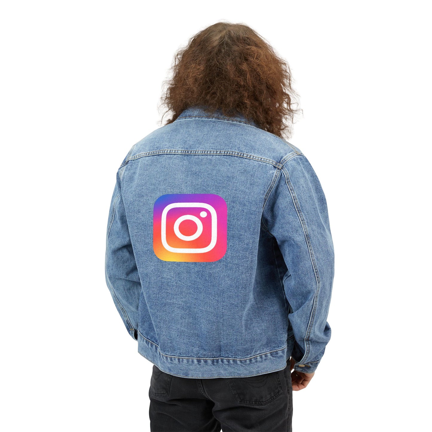 Instagram Adult Denim Jacket