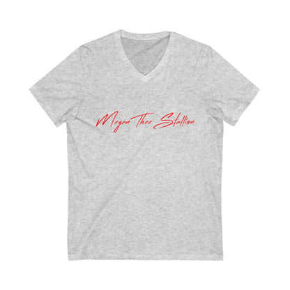 Megan Thee Stallion Adult V-Neck T-Shirt