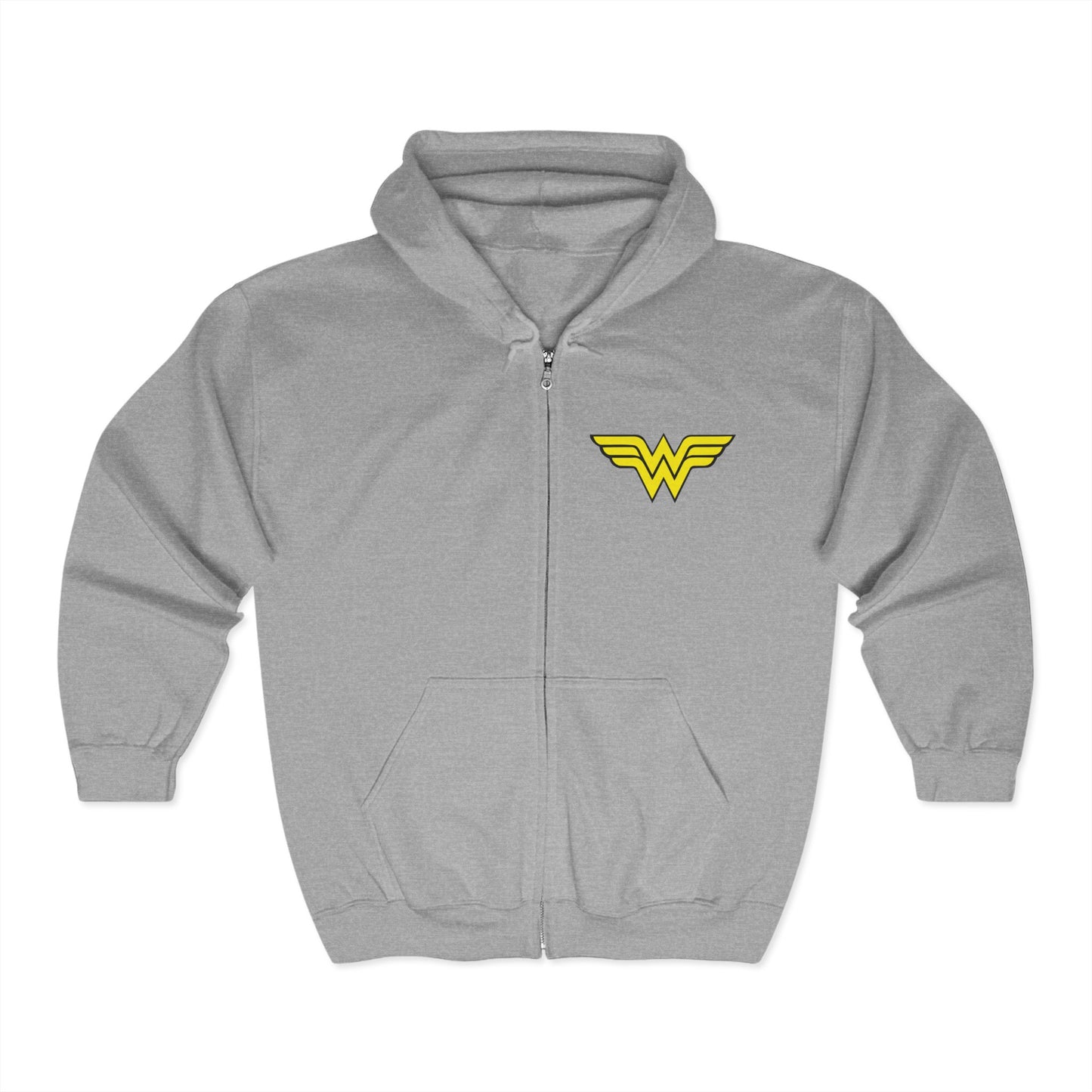 Wonder Woman Adult Zip-Up Hoodie