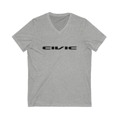 Civic Adult V-Neck T-Shirt