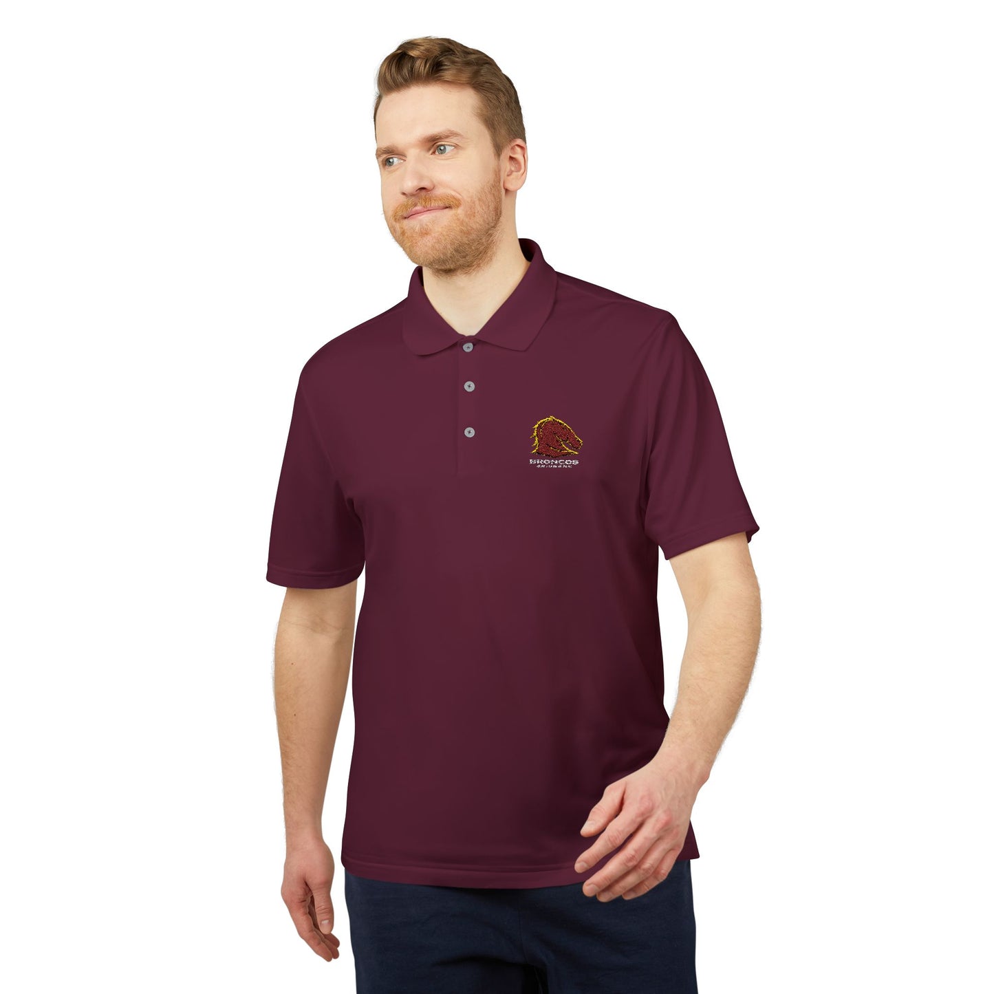 Broncos Brisbane Adidas Performance Polo