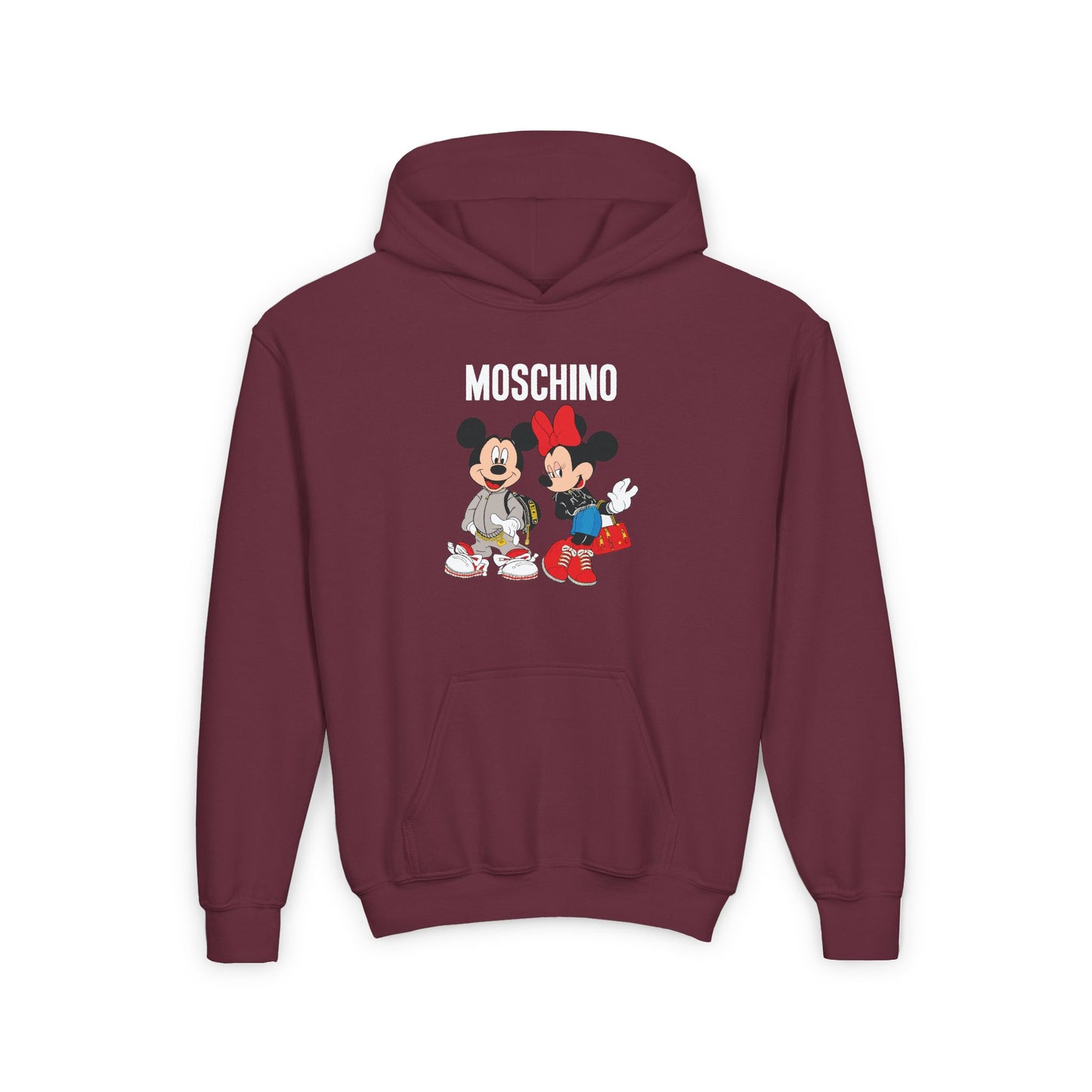 Moschino Minnie And Mickie Mouse Youth Hoodie