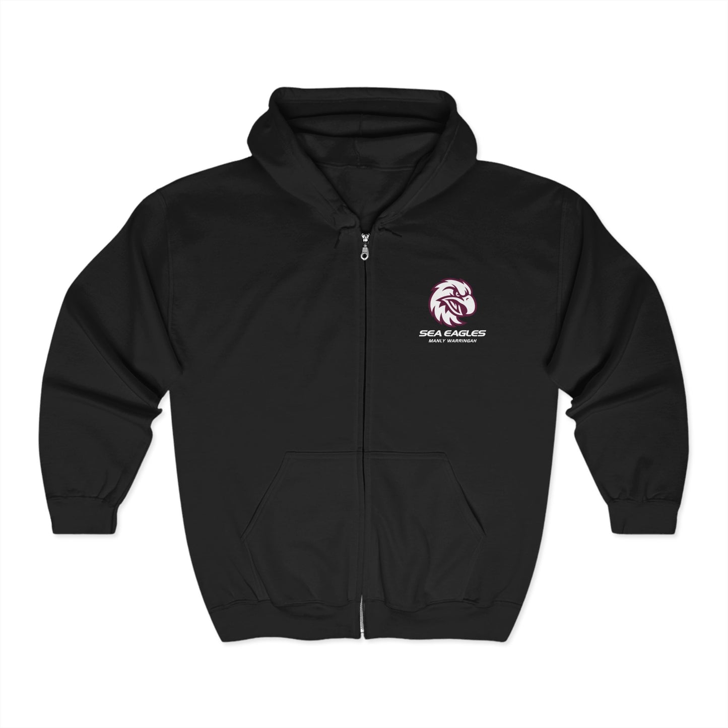 Manly Warringah Sea Eagles Adult Zip-Up Hoodie