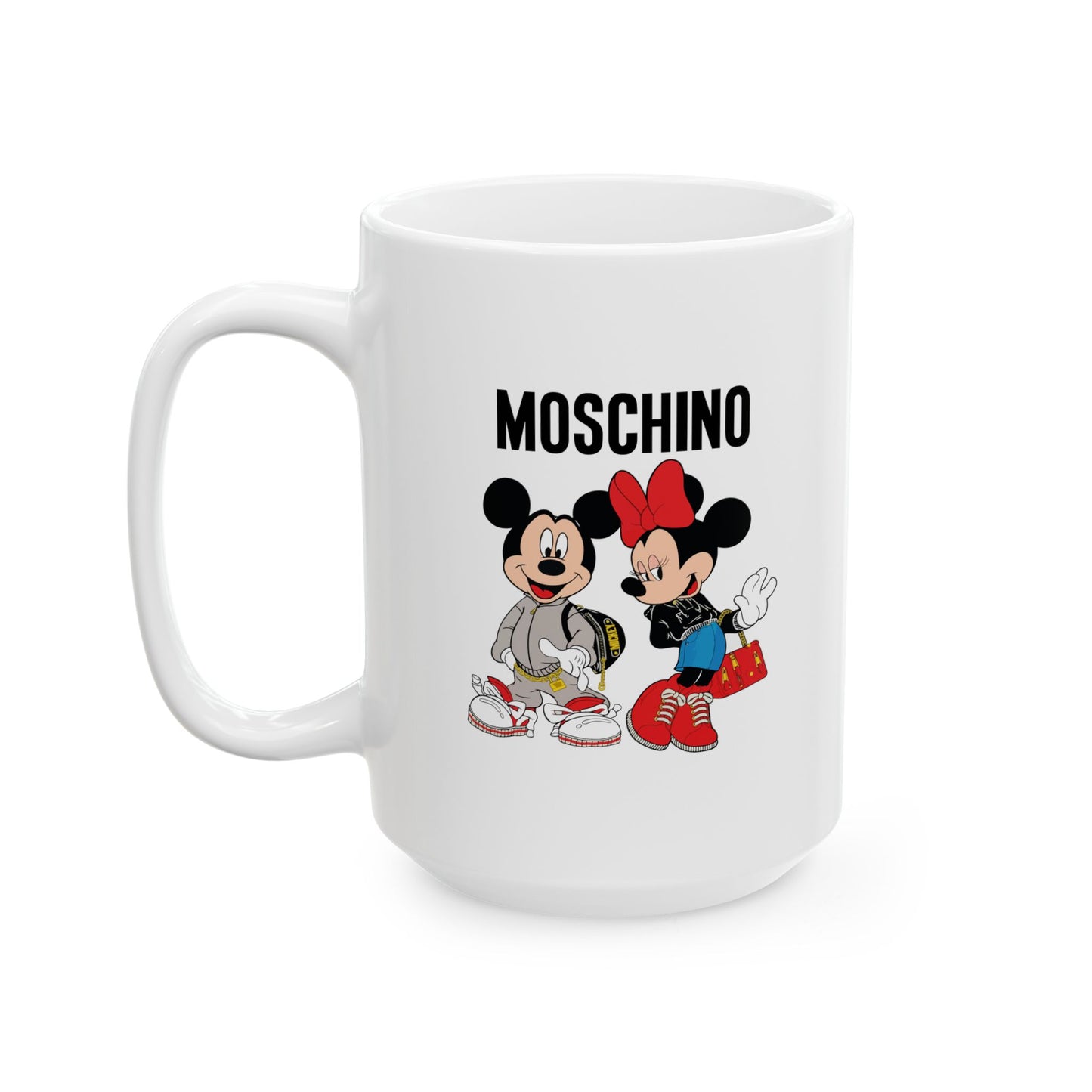 Moschino Minnie And Mickie Mouse Ceramic Mug