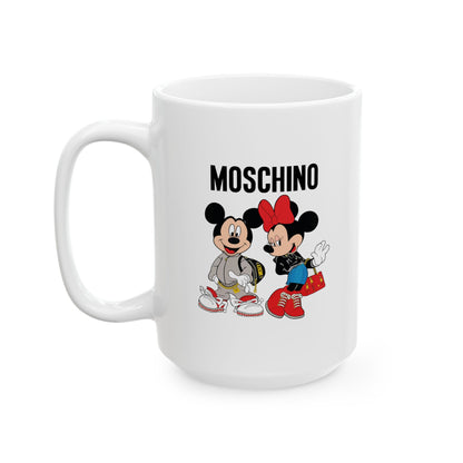 Moschino Minnie And Mickie Mouse Ceramic Mug