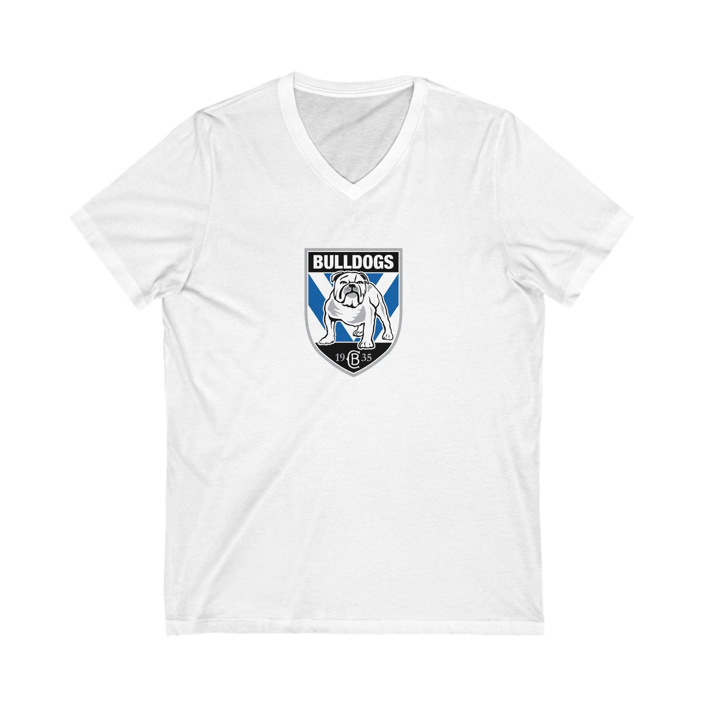 Canterbury Bankstown Bulldog Adult V-Neck T-Shirt