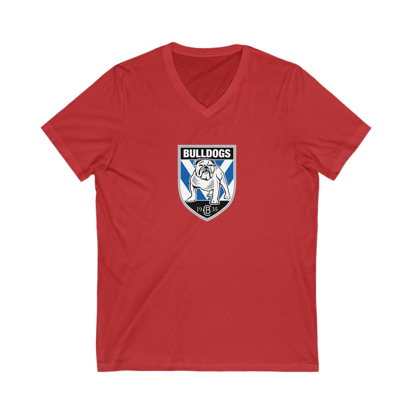 Canterbury Bankstown Bulldog Adult V-Neck T-Shirt