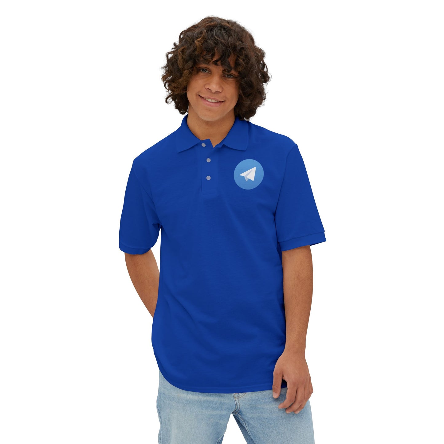 Telegram Polo Shirt