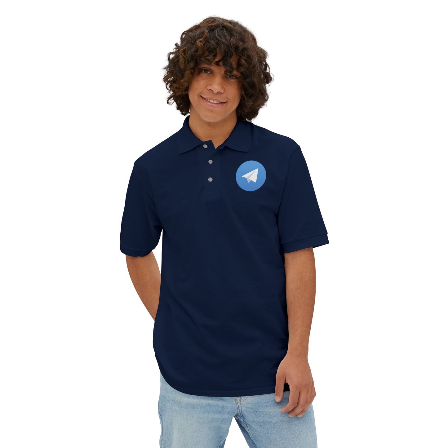 Telegram Polo Shirt