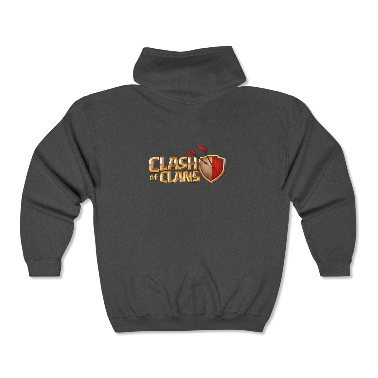 Clash Of Clans Adult Zip-Up Hoodie