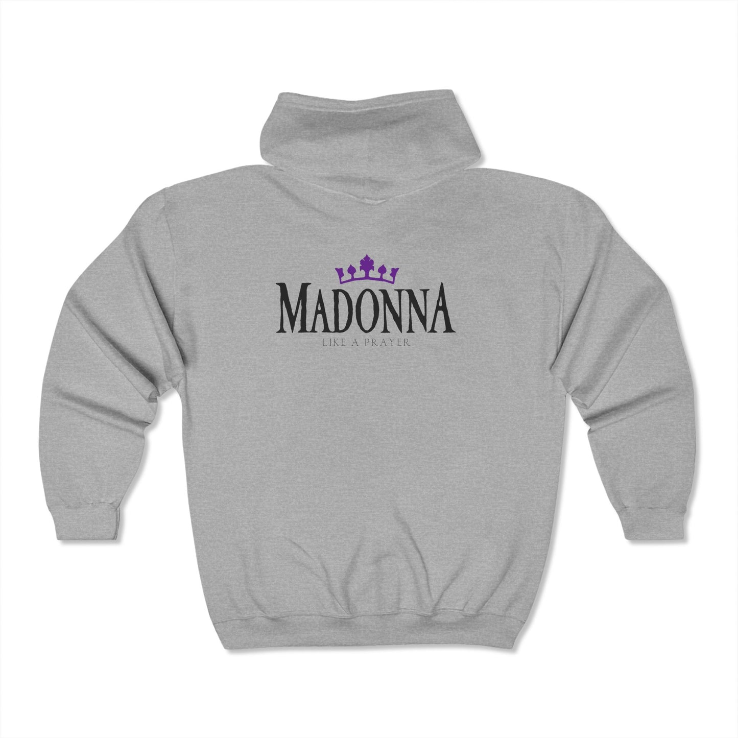 Madonna Like A Prayer Adult Zip-Up Hoodie