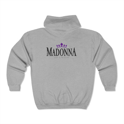 Madonna Like A Prayer Adult Zip-Up Hoodie