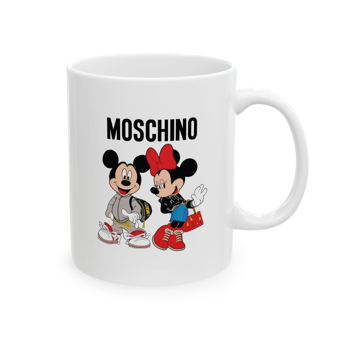 Moschino Minnie And Mickie Mouse Ceramic Mug