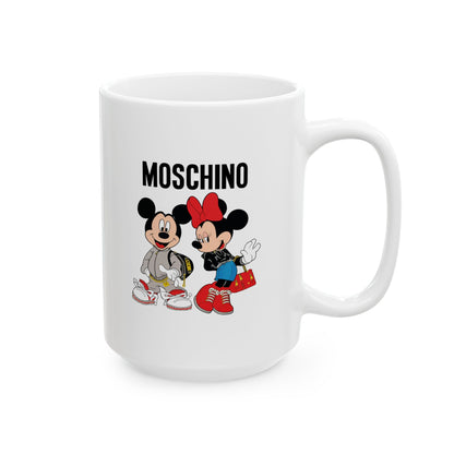 Moschino Minnie And Mickie Mouse Ceramic Mug