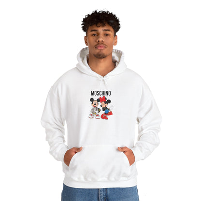 Moschino Minnie And Mickie Mouse Adult Hoodie