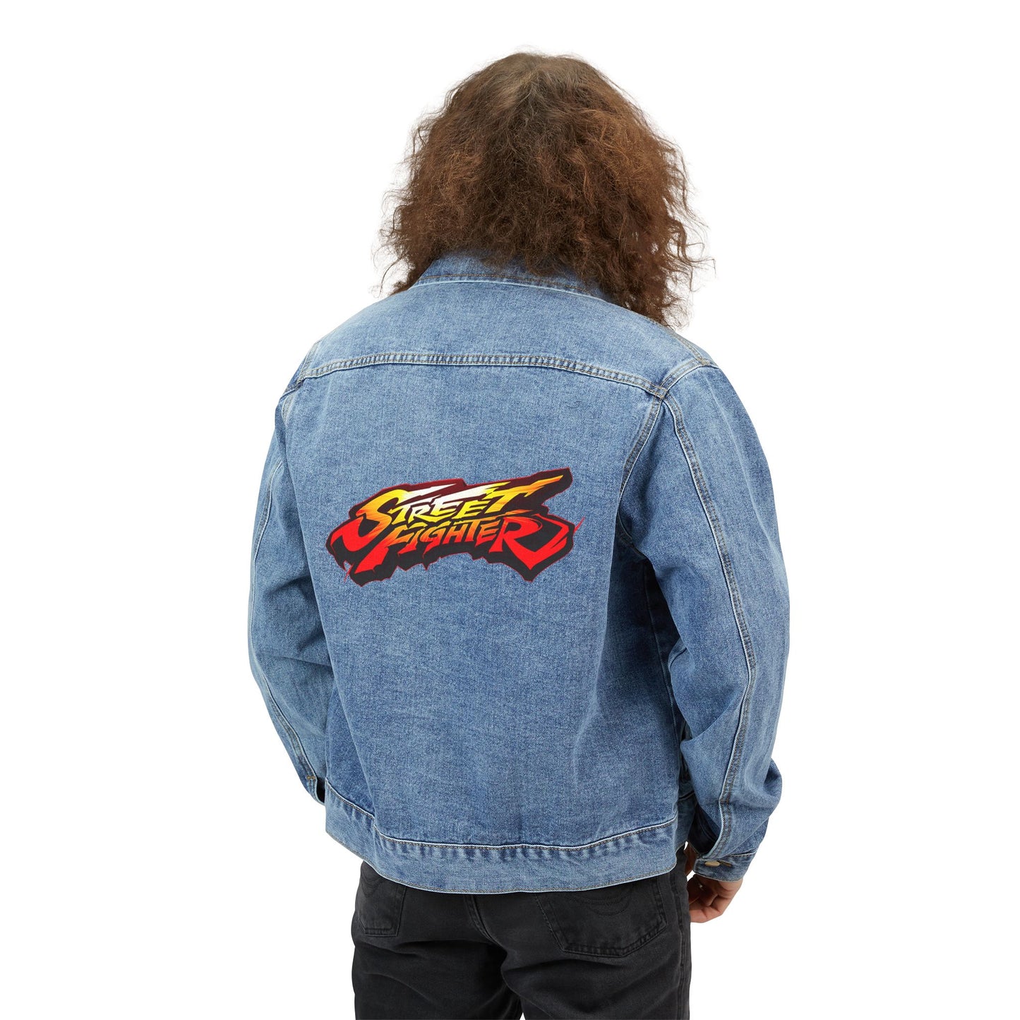 Street Fighter Adult Denim Jacket