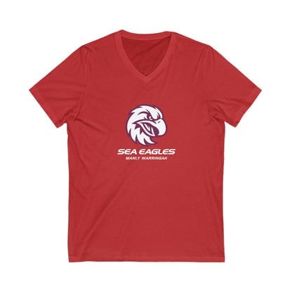 Manly Warringah Sea Eagles Adult V-Neck T-Shirt