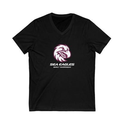 Manly Warringah Sea Eagles Adult V-Neck T-Shirt