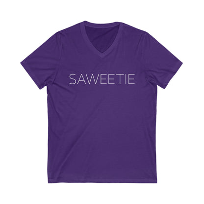 Saweetie Adult V-Neck T-Shirt