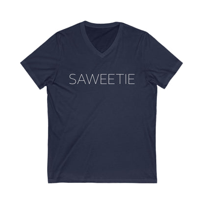 Saweetie Adult V-Neck T-Shirt