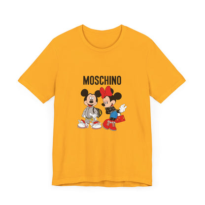 Moschino Minnie And Mickie Mouse Adult T-Shirt