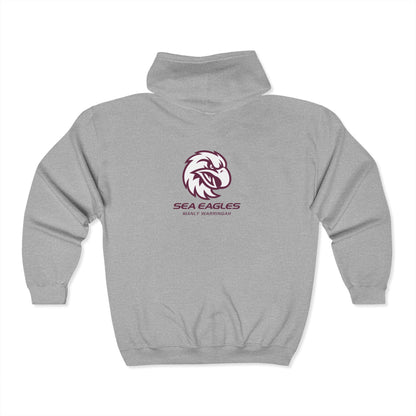 Manly Warringah Sea Eagles Adult Zip-Up Hoodie