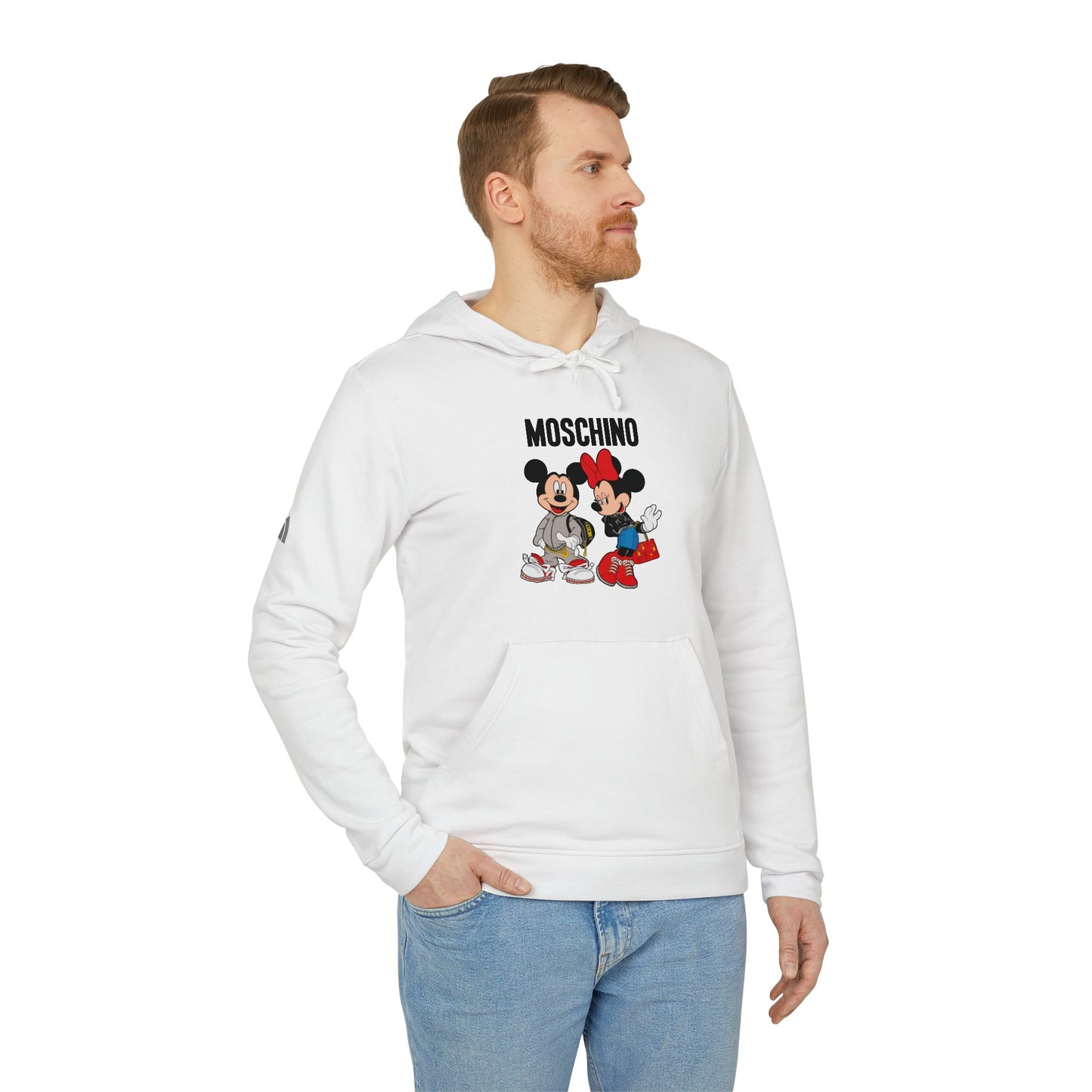 Moschino Minnie And Mickie Mouse Adidas Adult Hoodie