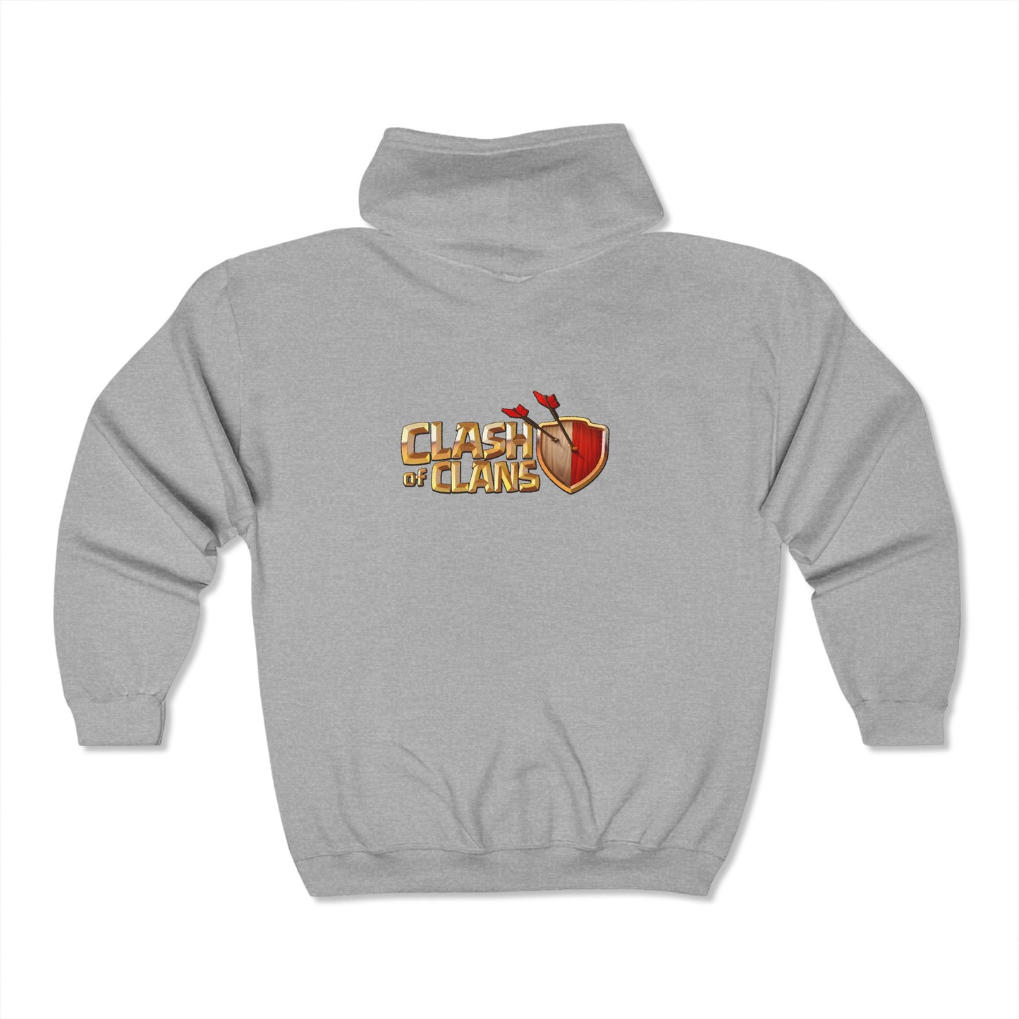 Clash Of Clans Adult Zip-Up Hoodie