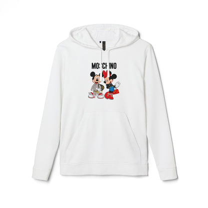 Moschino Minnie And Mickie Mouse Adidas Adult Hoodie