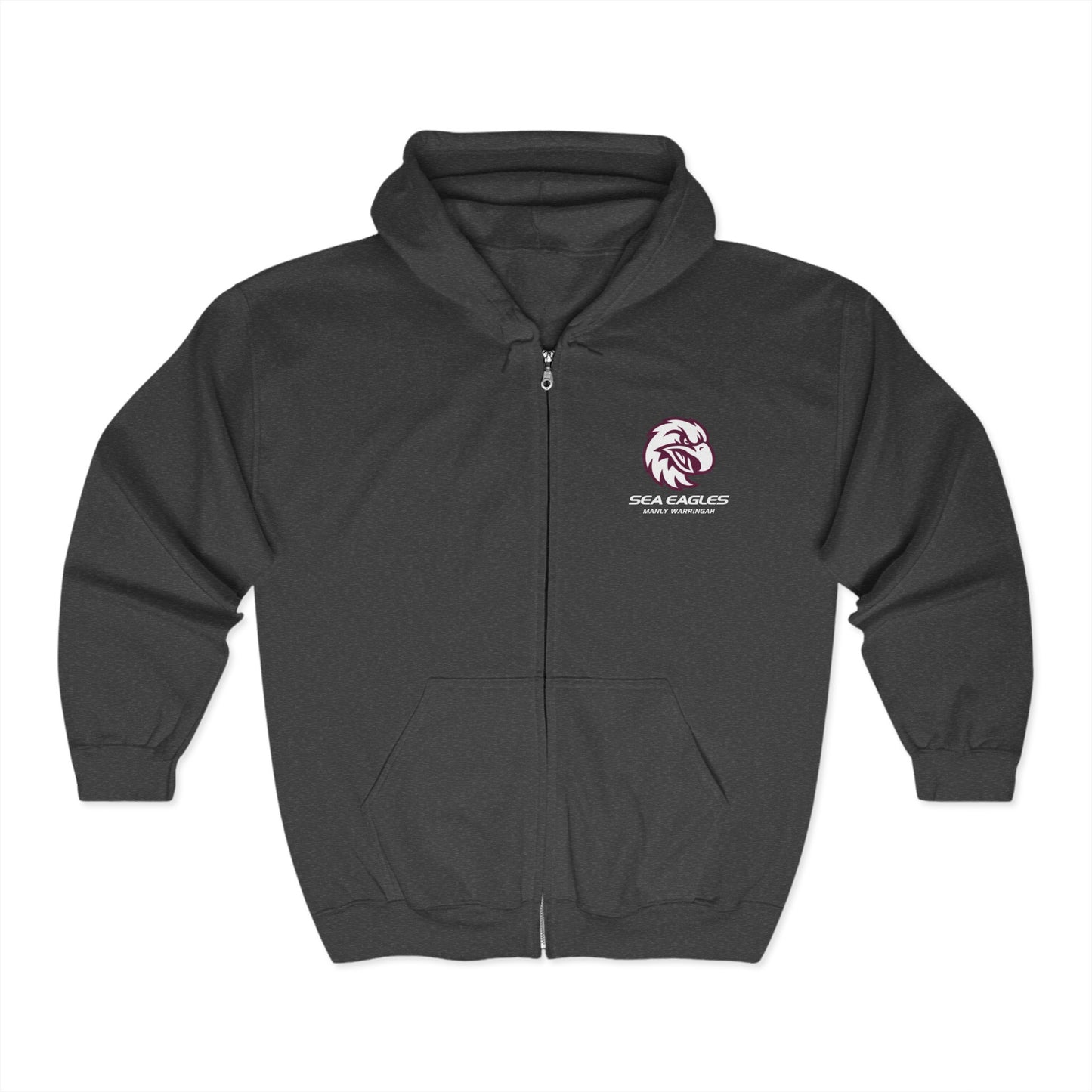 Manly Warringah Sea Eagles Adult Zip-Up Hoodie