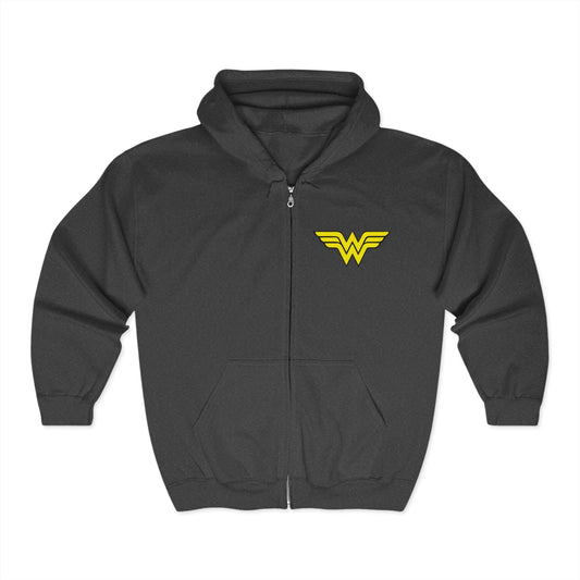 Wonder Woman Adult Zip-Up Hoodie