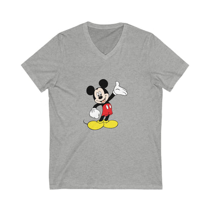 Mickie Mouse Adult V-Neck T-Shirt