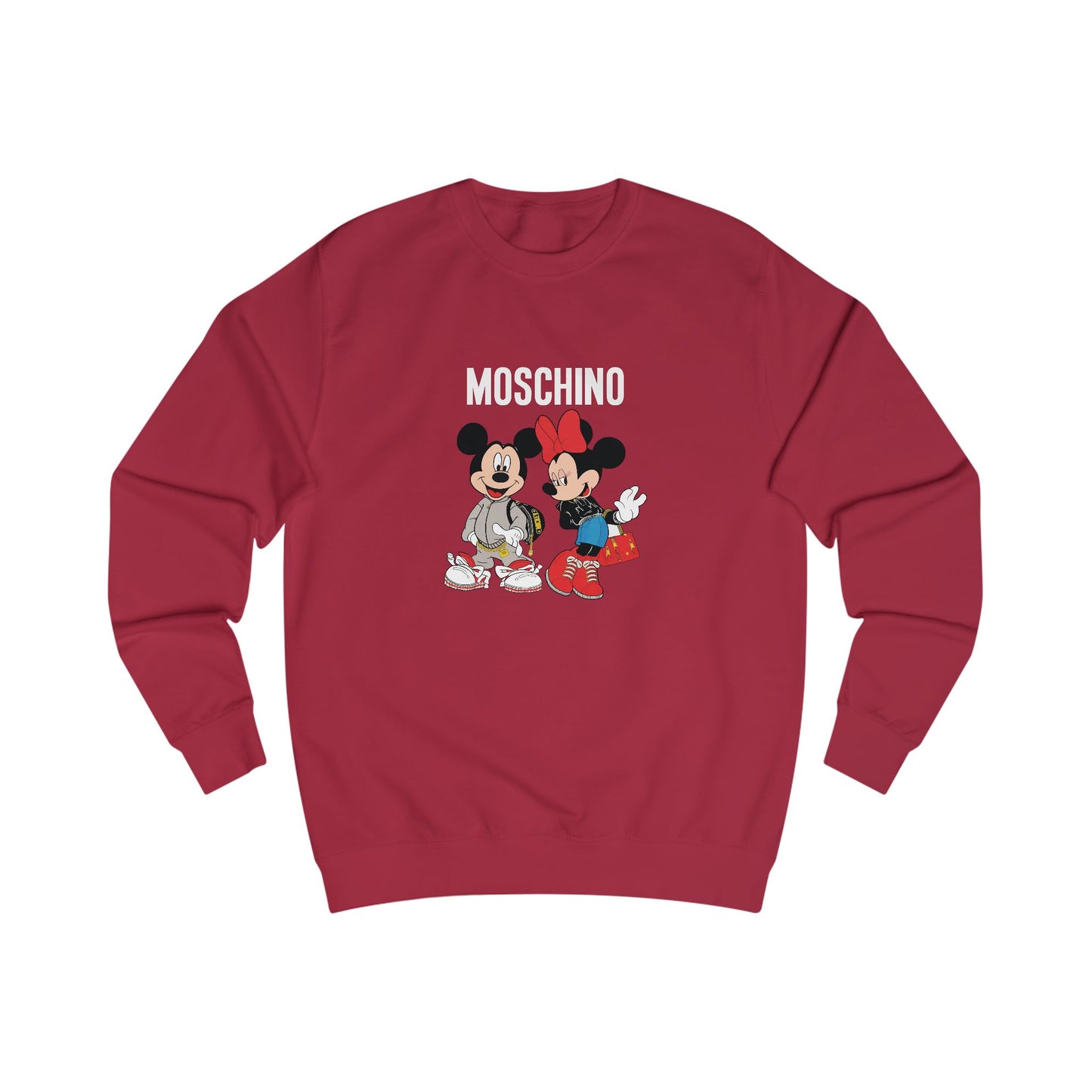 Moschino Minnie And Mickie Mouse Adult Sweatshirt