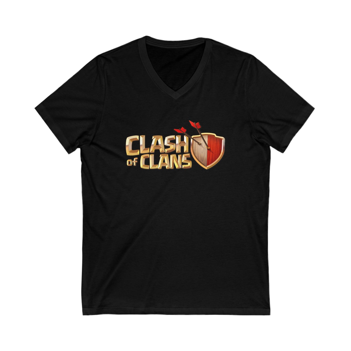 Clash Of Clans Adult V-Neck T-Shirt