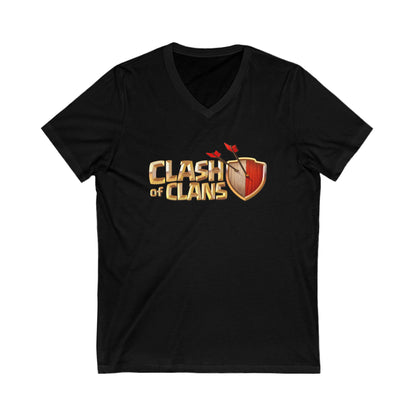 Clash Of Clans Adult V-Neck T-Shirt