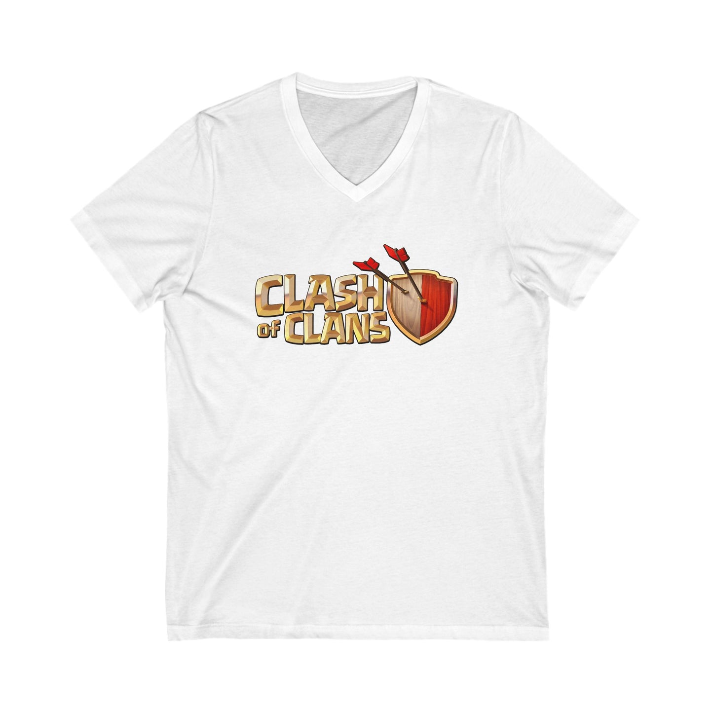 Clash Of Clans Adult V-Neck T-Shirt