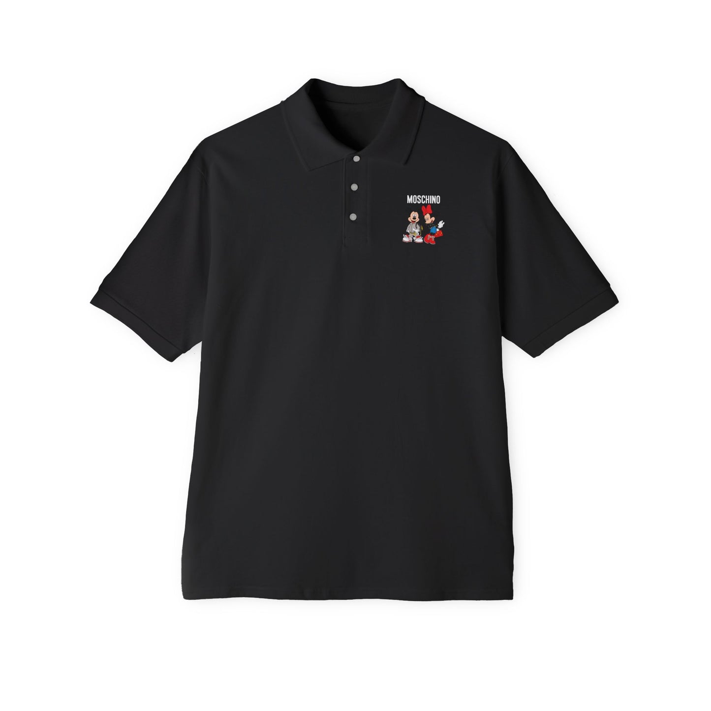 Moschino Minnie And Mickie Mouse Polo Shirt