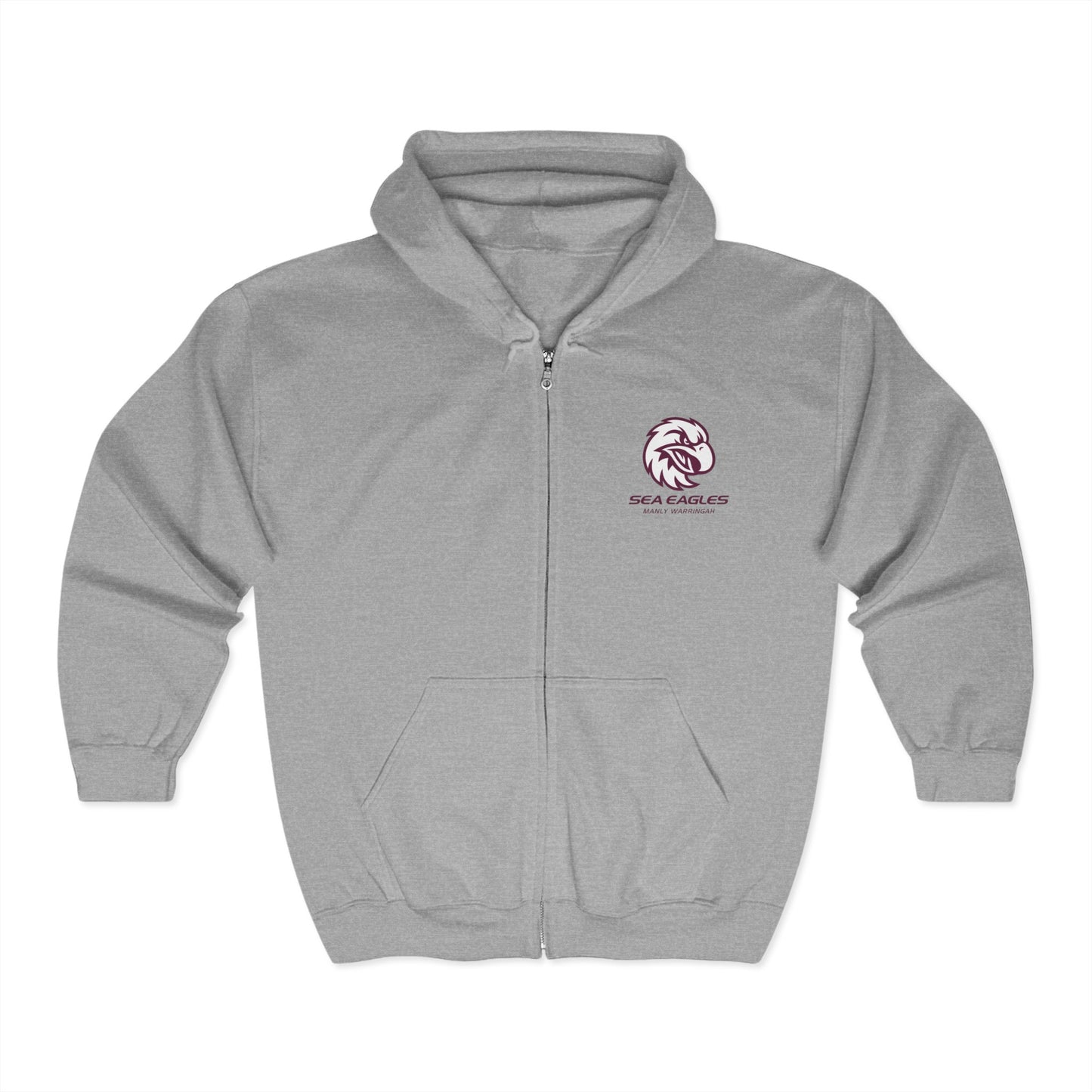 Manly Warringah Sea Eagles Adult Zip-Up Hoodie