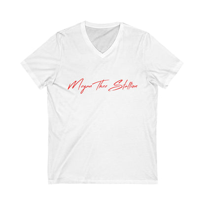 Megan Thee Stallion Adult V-Neck T-Shirt