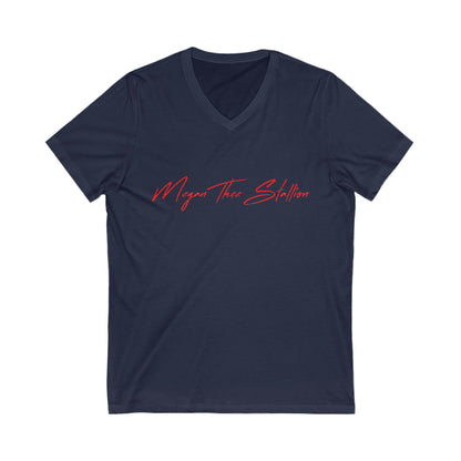 Megan Thee Stallion Adult V-Neck T-Shirt