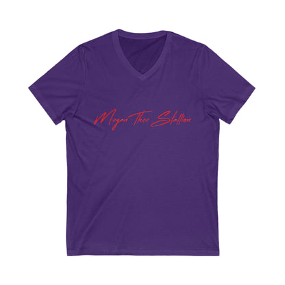 Megan Thee Stallion Adult V-Neck T-Shirt