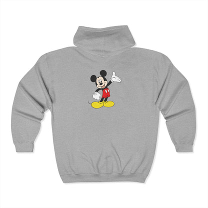 Mickie Mouse Adult Zip-Up Hoodie