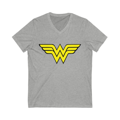 Wonder Woman Adult V-Neck T-Shirt