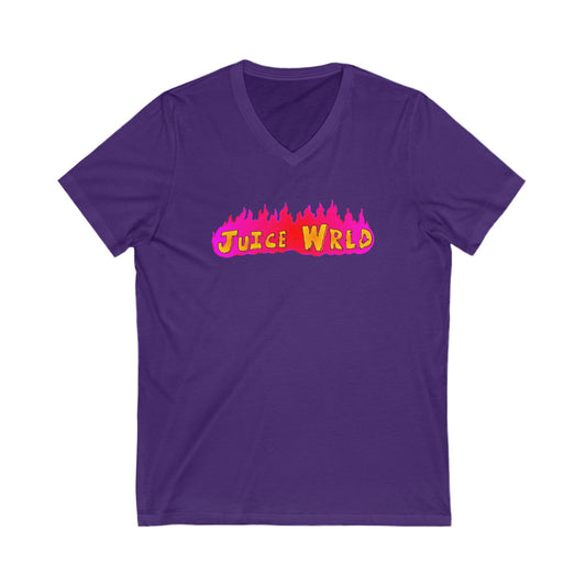 Juice Wrld Adult V-Neck T-Shirt